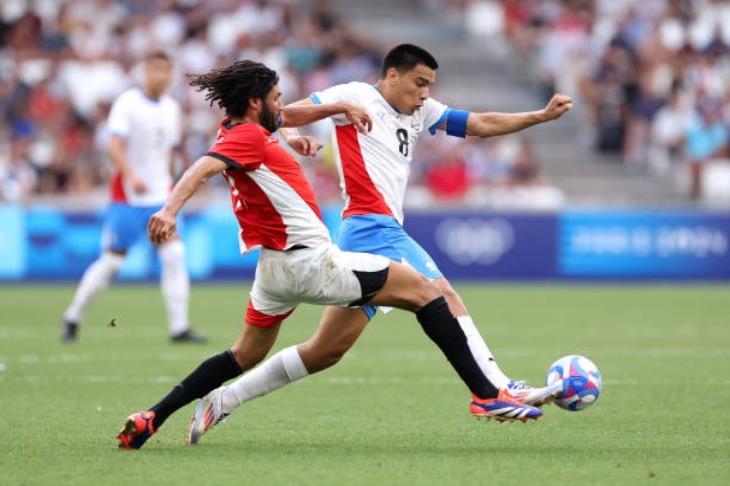 جانب من لقاء مصر وباراجواي